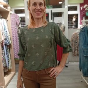 Blusa Crop Volantes