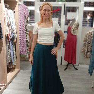 Falda Satinada