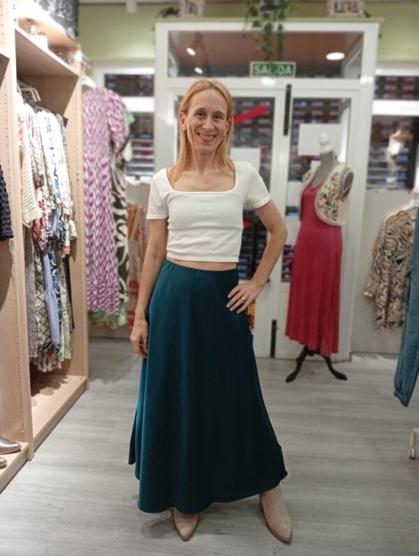 Falda Satinada