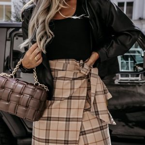Falda Pareo Cuadros