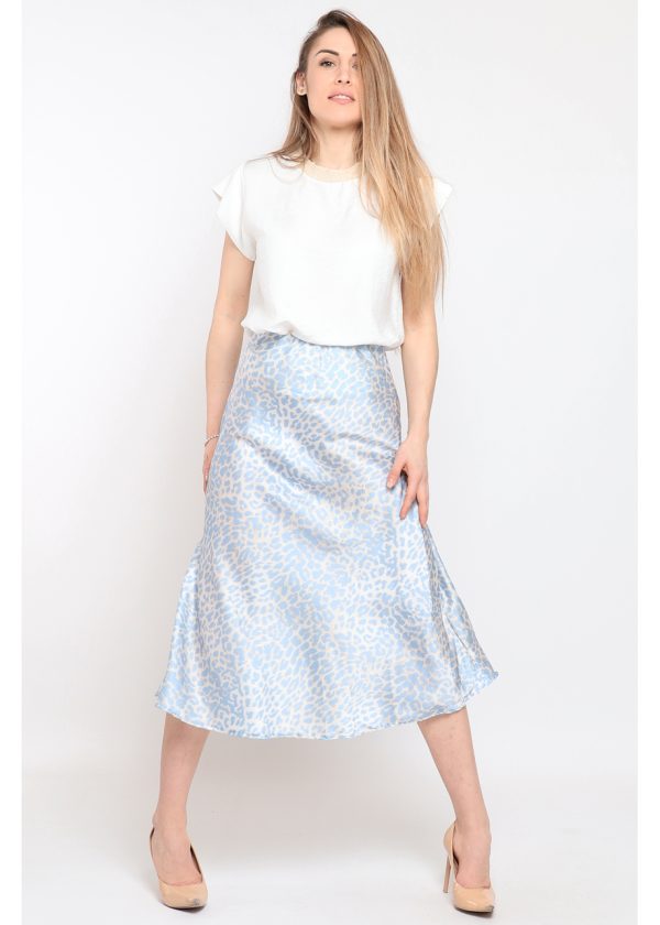 Falda Satinada Print