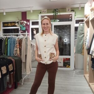 Jeans Pitillo Marrón