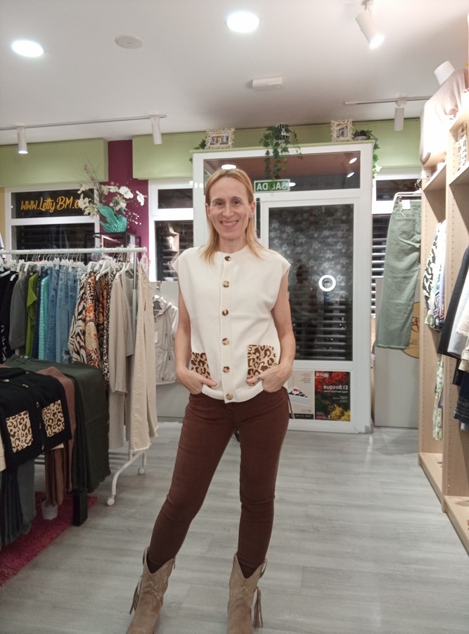 Jeans Pitillo Marrón