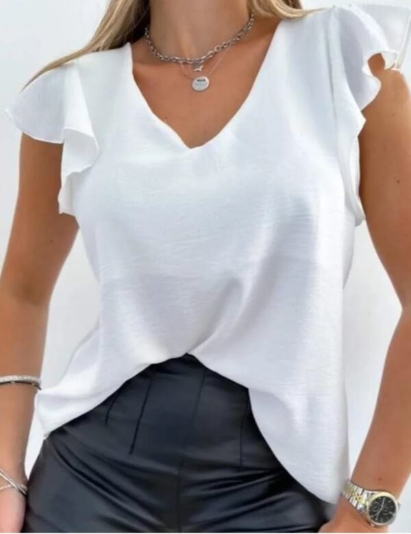 Blusa Pico Volantes