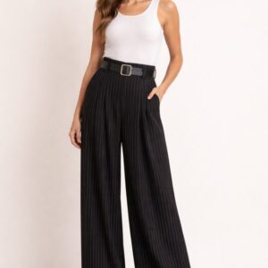 Pantalón Ancho Raya Diplomática