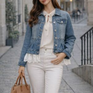 Cazadora Vaquera Blonda