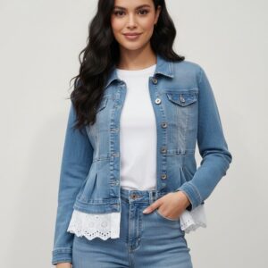 Cazadora Vaquera Blonda