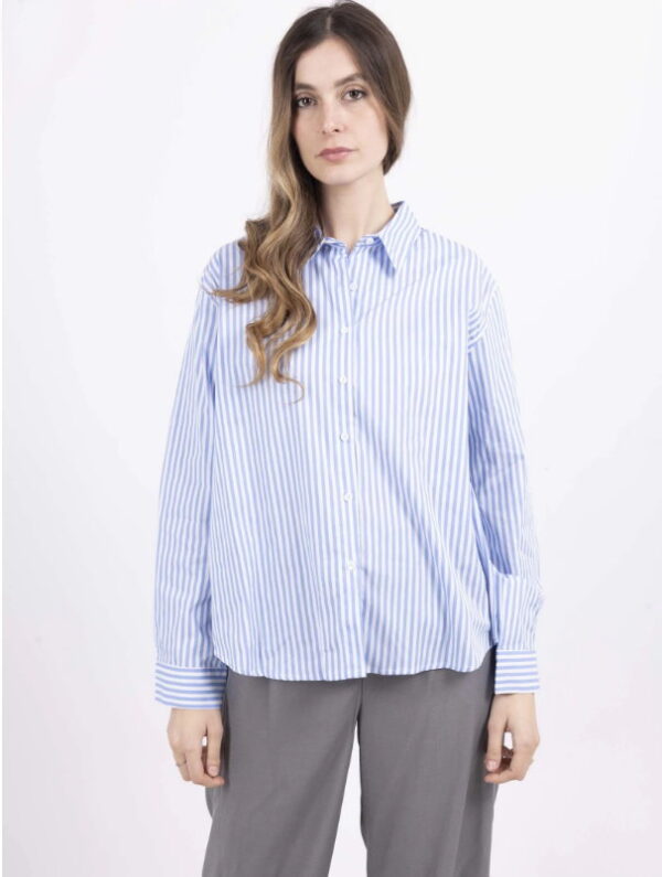Camisa Rayas Azules