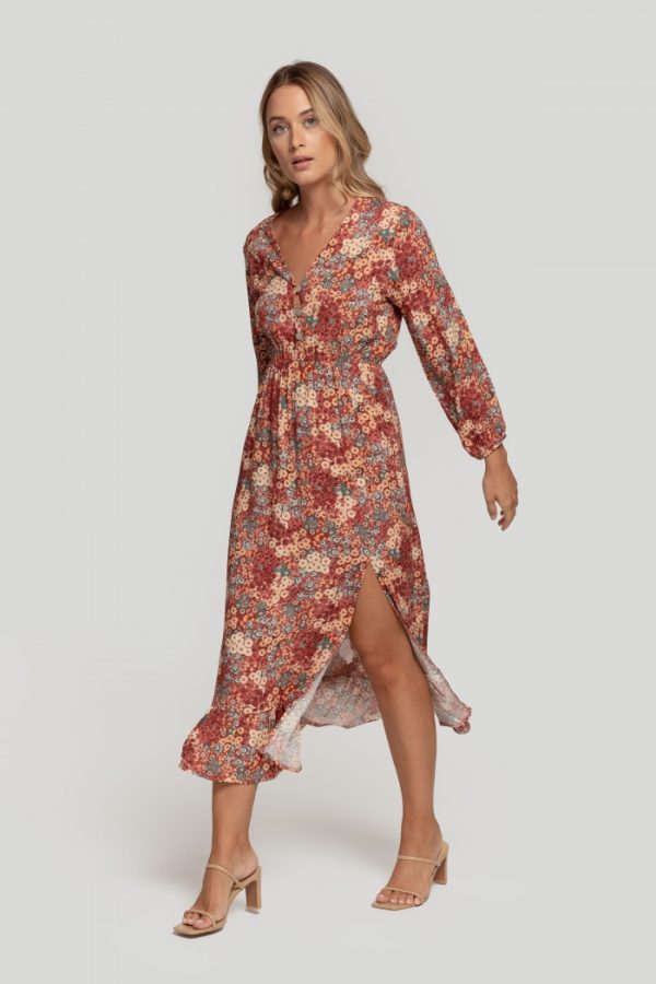 Vestido Largo Floral