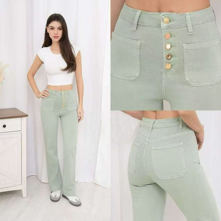 Jeans Verde Agua - Imagen 2