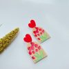 Pendiente Acrílico Corazón - Imagen 3