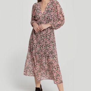 Vestido Midi Flores