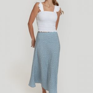 Falda Midi Tencel