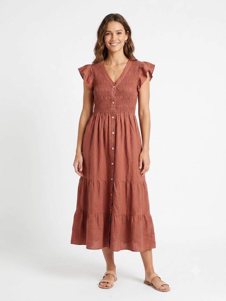 Vestido Nido Abeja