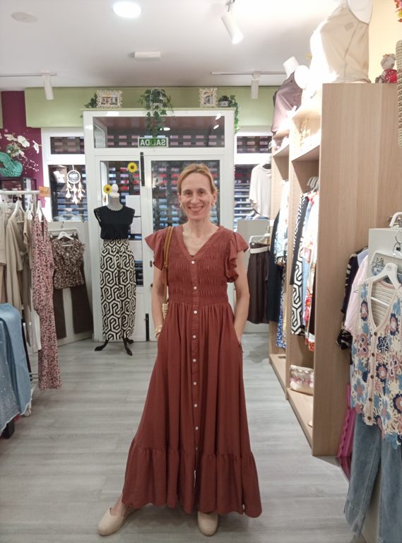 Vestido Nido Abeja - Imagen 4
