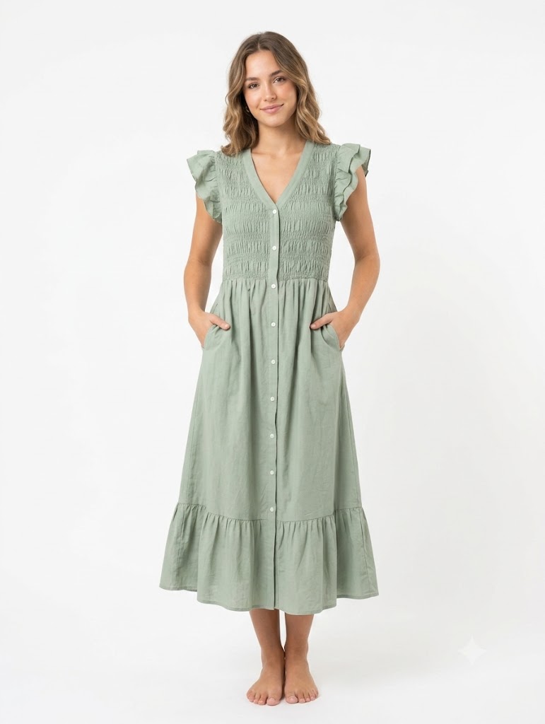 Vestido Nido Abeja - Imagen 2
