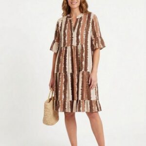 Vestido Tonos Marrones