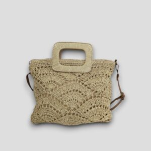 Bolso Rafia Beige