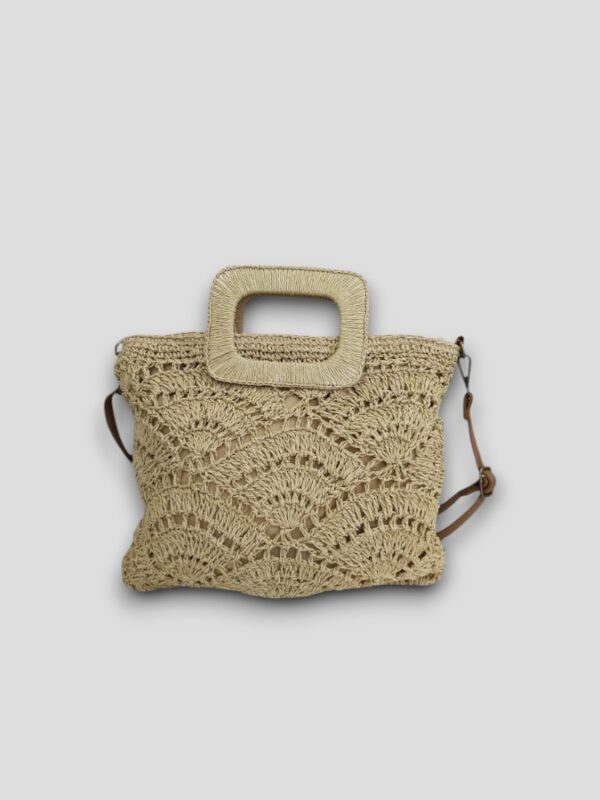 Bolso Rafia Beige