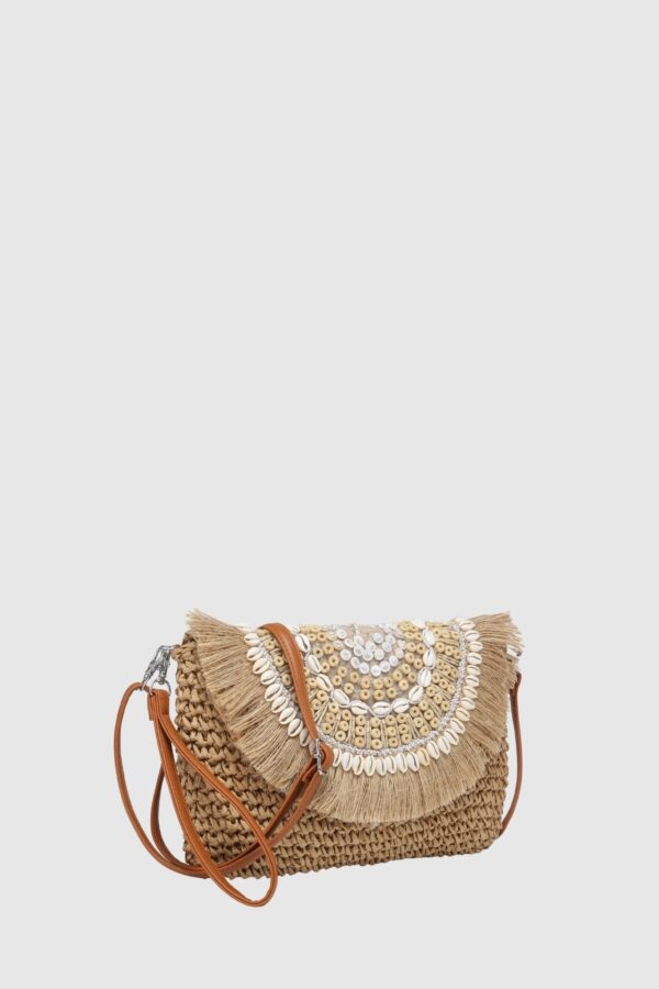 Bolso Rafia Conchas