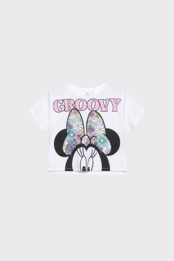 Camiseta Crop Minnie