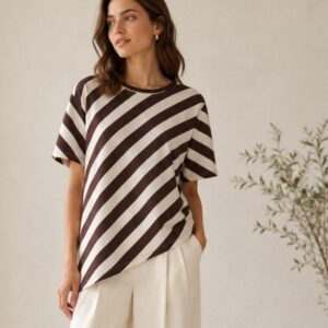 Camiseta Raya Diagonal