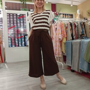 Pantalón Ancho Crop