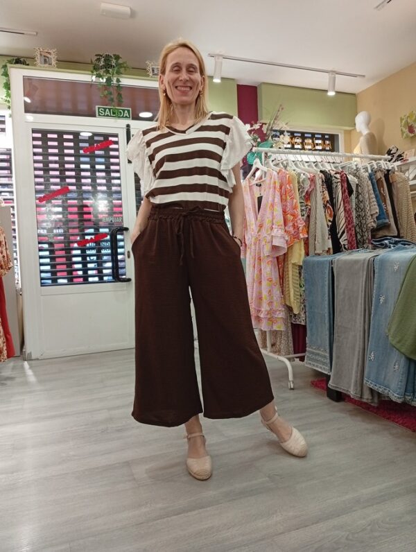 Pantalón Ancho Crop