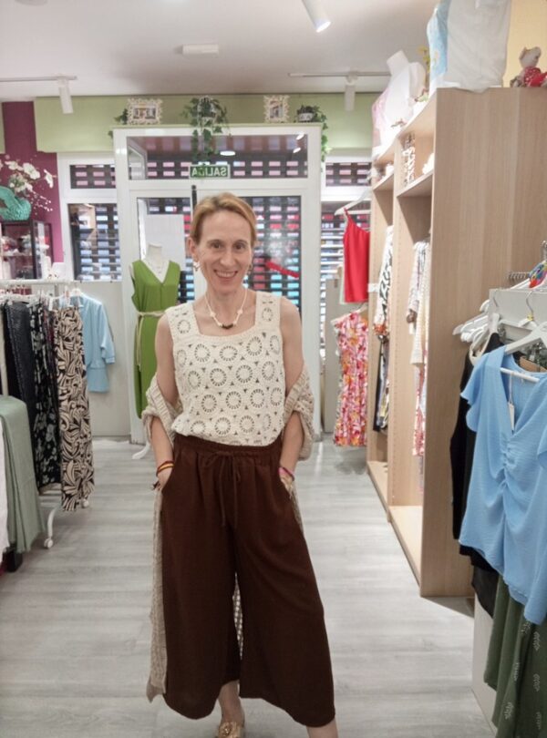 Pantalón Ancho Crop