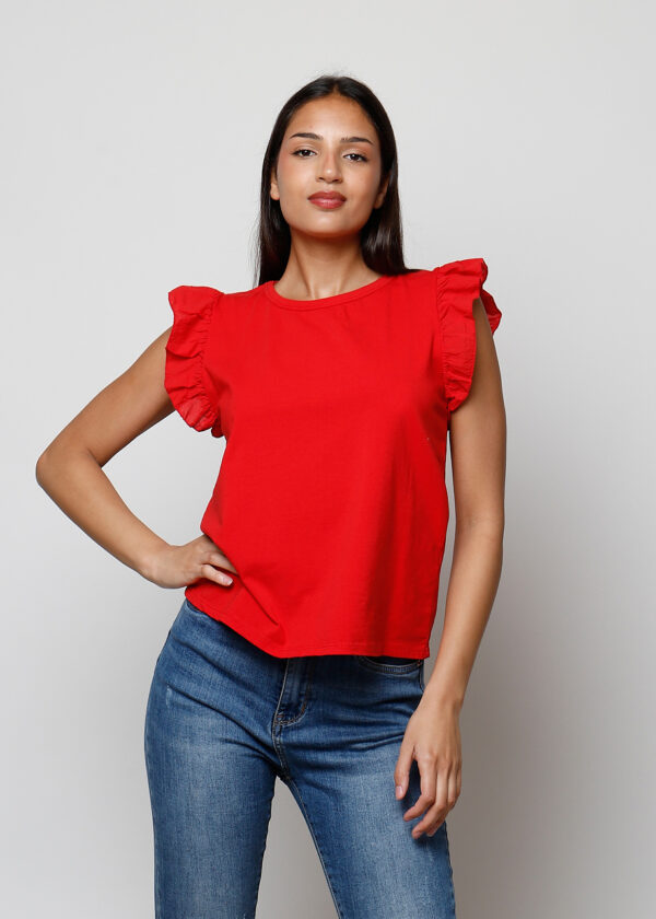 Camiseta/Top Volante