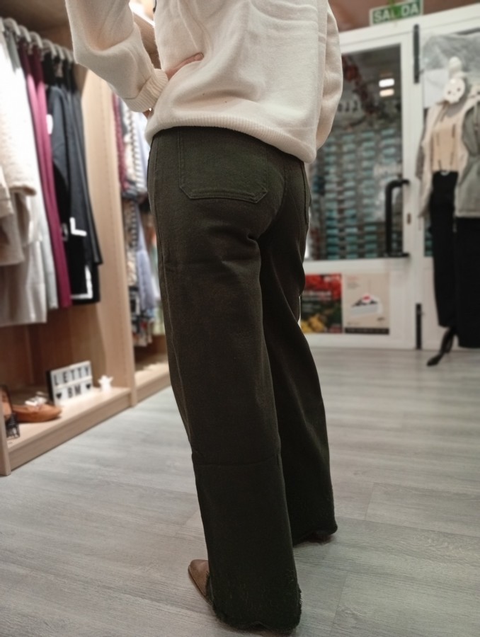 Vaquero Verde Militar Bordados - Imagen 4