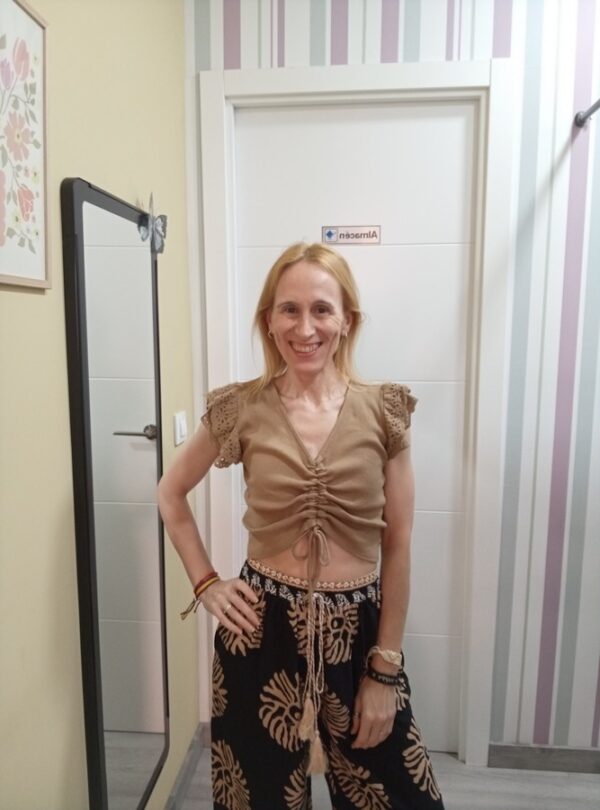 Crop Top Cordón
