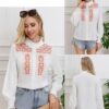 Camisa Bordado Coral - Imagen 2
