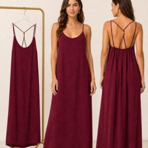 Vestido Tirante Espalda