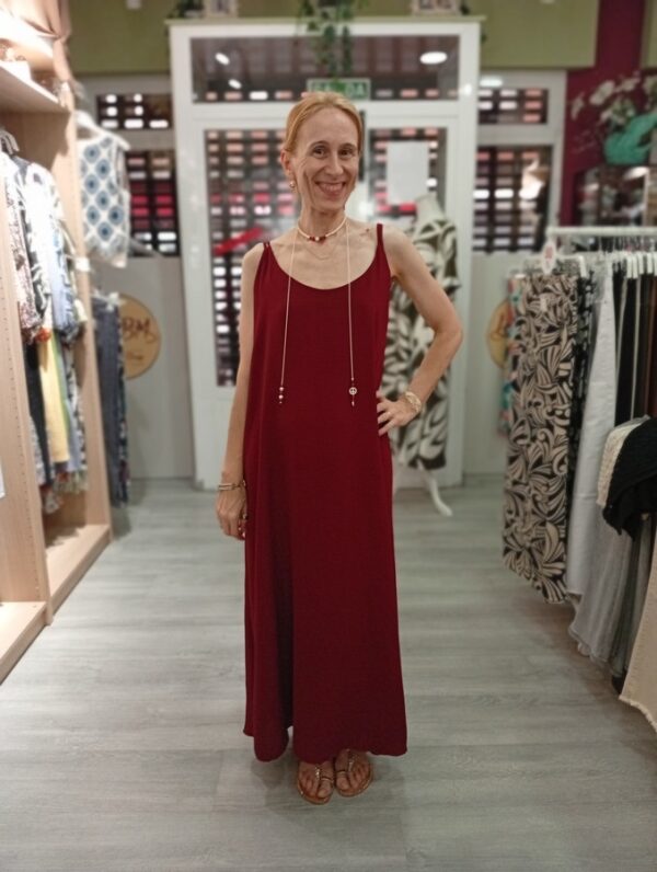 Vestido Tirante Espalda