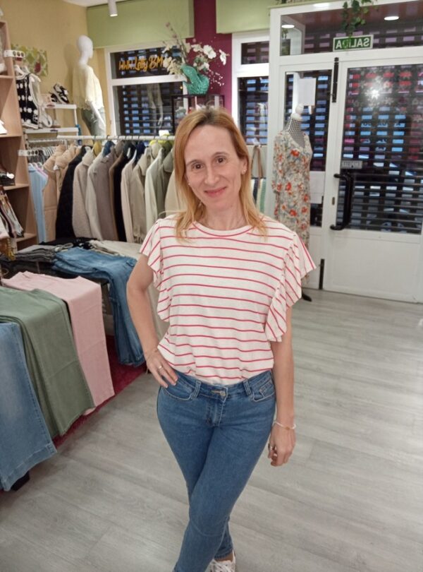 Camiseta Rayas y Volantes