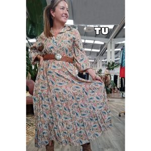 Vestido Largo Paisley