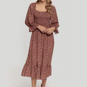 Vestido Midi Burgundy