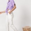 Camisa Crop Lila - Imagen 3