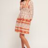 Vestido Floral Naranja - Imagen 3