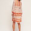 Vestido Floral Naranja - Imagen 4
