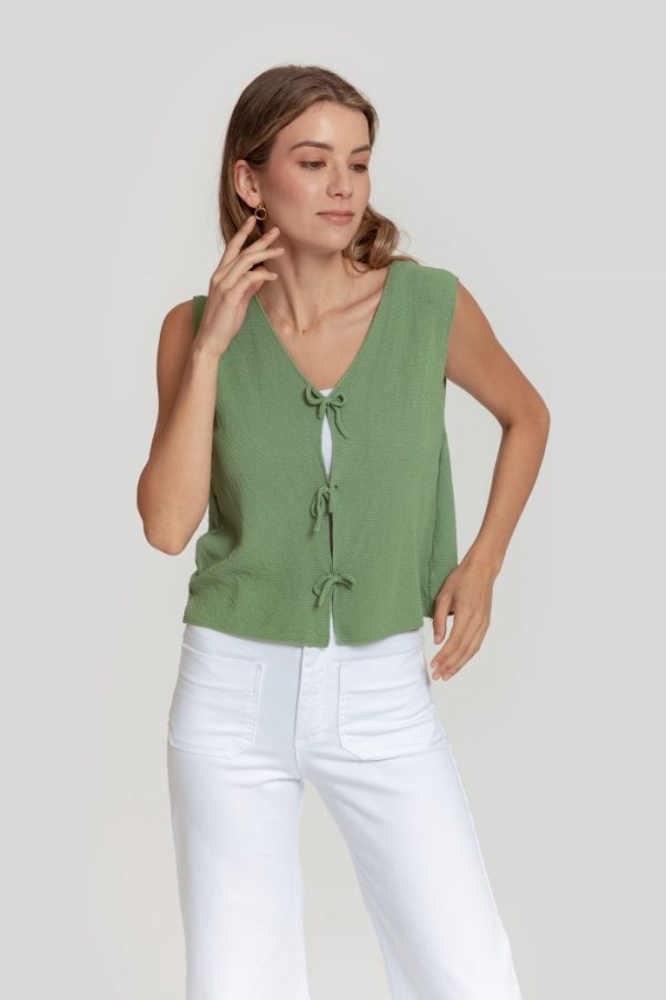 Chaleco Punto Verde