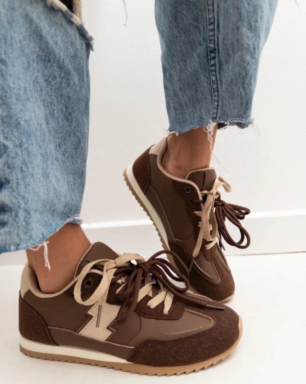 Deportivas Marrón/Beige