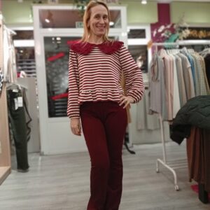 Camiseta Rayas Cuello Bobo