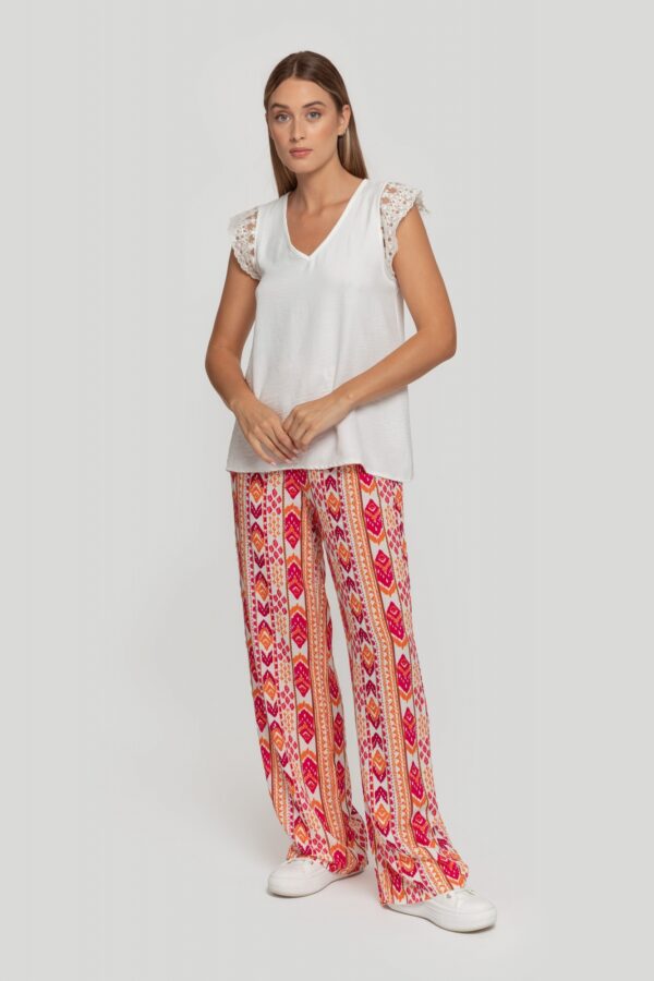 Pantalón Ancho Estampado