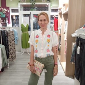 Camisa Bordado Floral