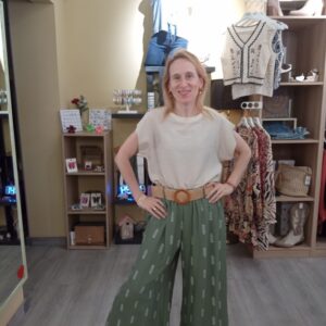 Pantalón Ancho Espigas