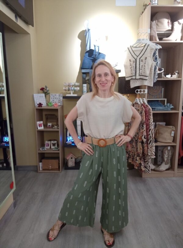 Pantalón Ancho Espigas