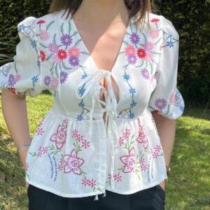 Blusa/Chaqueta Floral