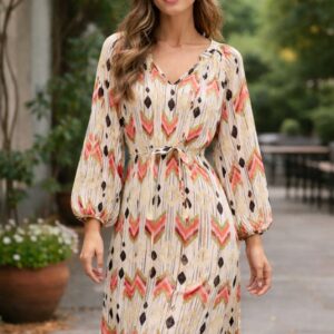 Vestido Geométrico Colores